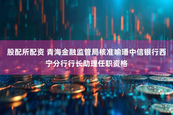 股配所配资 青海金融监管局核准喻璠中信银行西宁分行行长助理任职资格