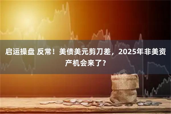 启运操盘 反常！美债美元剪刀差，2025年非美资产机会来了？